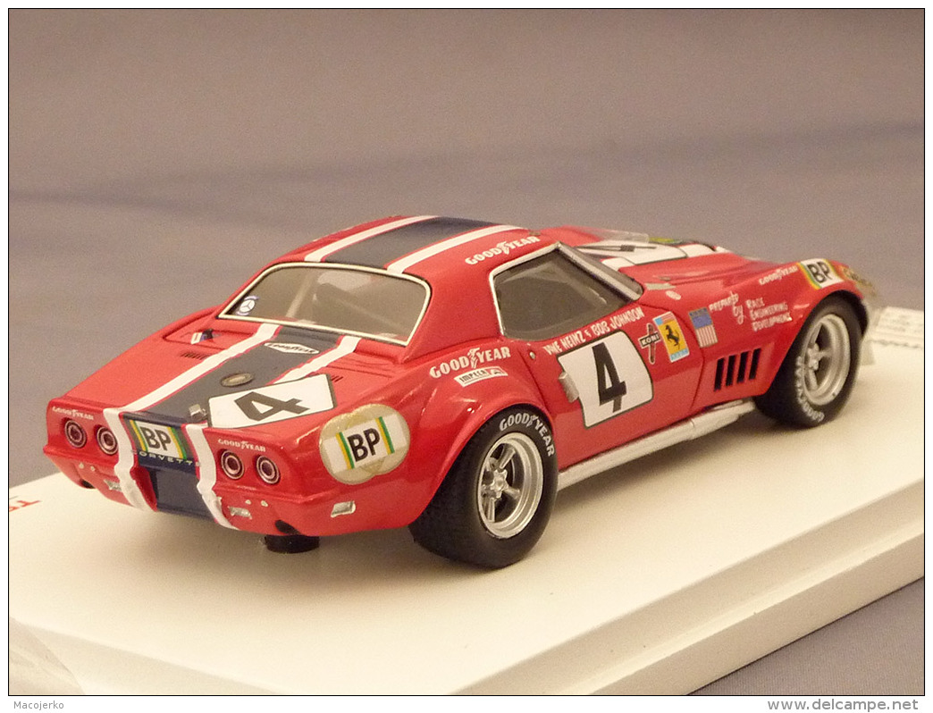 True Scale Miniatures 104325, Chevrolet Corvette ZL1 NART #4, Le Mans 1972, Heinz - Johnson, 1:43 - Autres & Non Classés