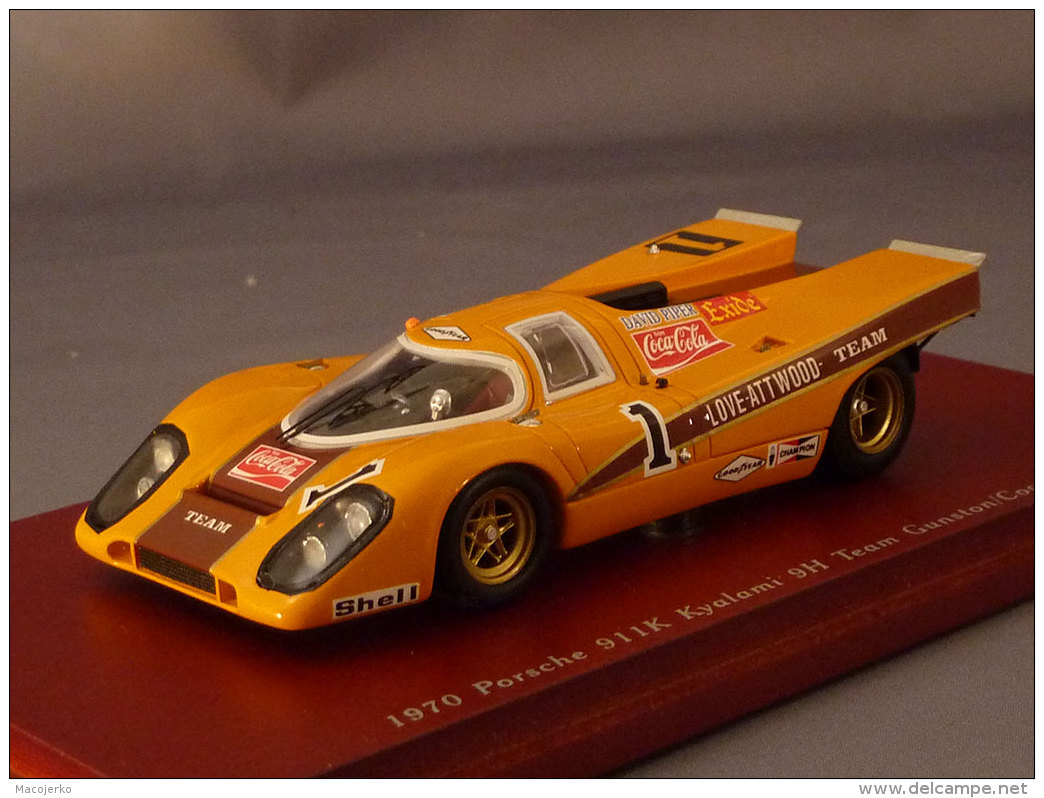 True Scale Miniatures 114311, Porsche 917 K #1 Team Gunston, Kyalami 1970, Love - Attwood, 1:43 - Autres & Non Classés