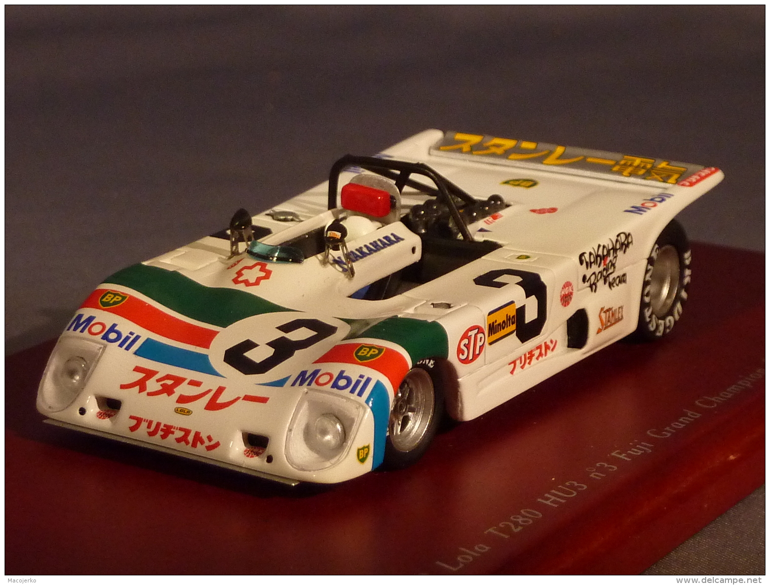 True Scale Miniatures 114340, Lola T280 HU3 #3, Fuji Grand Champion Series 1972, N. Takahara, 1972, 1:43 - Autres & Non Classés