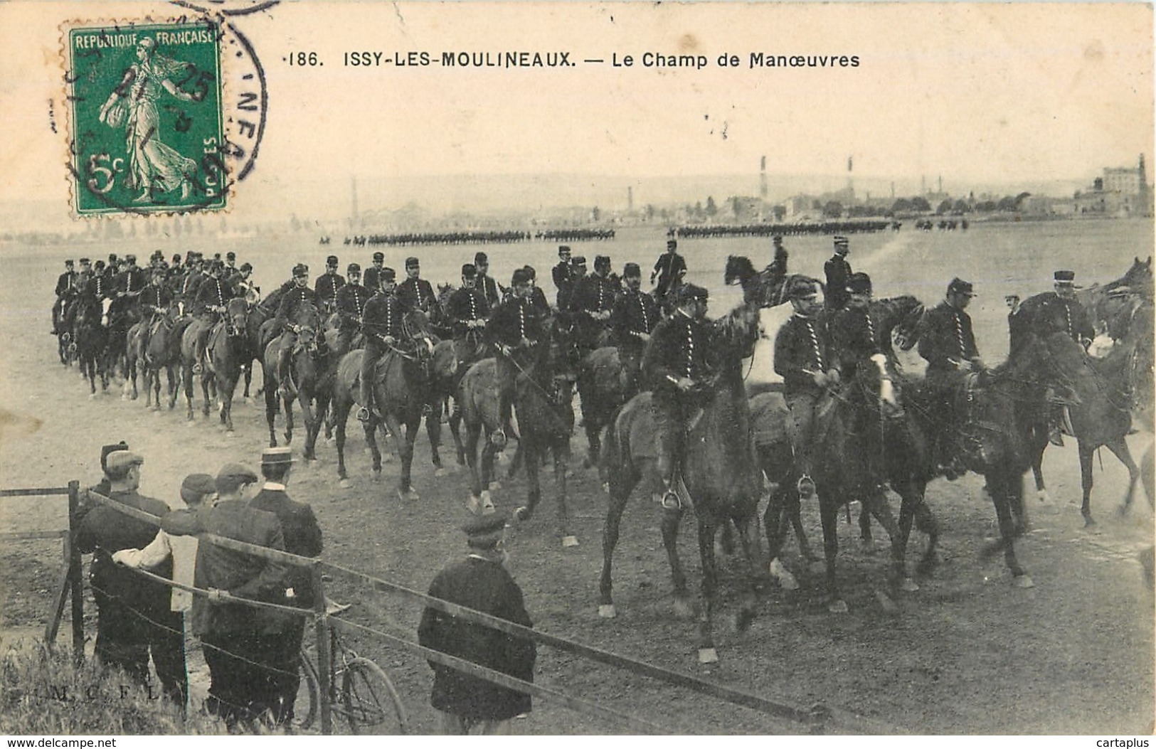 ISSY LES MOULINEAUX CHAMP DE MANOEUVRES ATTELAGE CHEVAL 92 - Issy Les Moulineaux