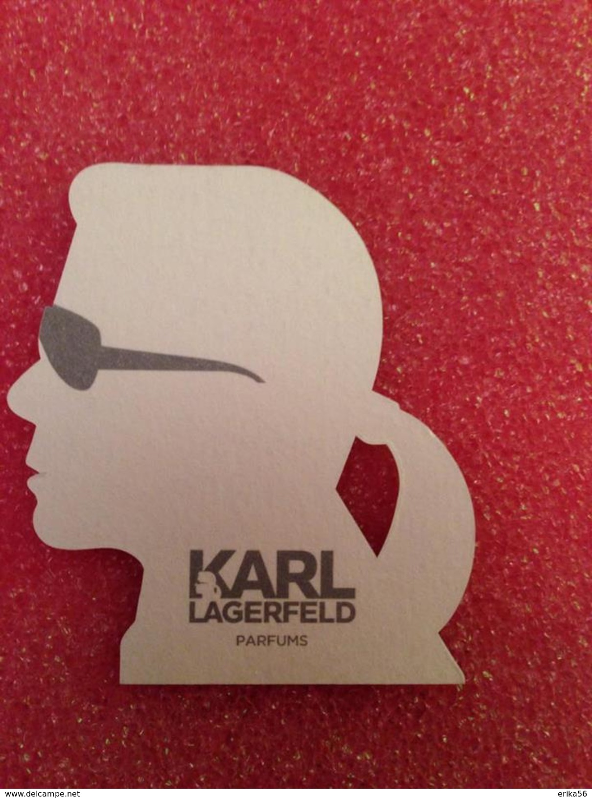 Cartes Parfumée  KARL LAGERFELD - Modernes (à Partir De 1961)