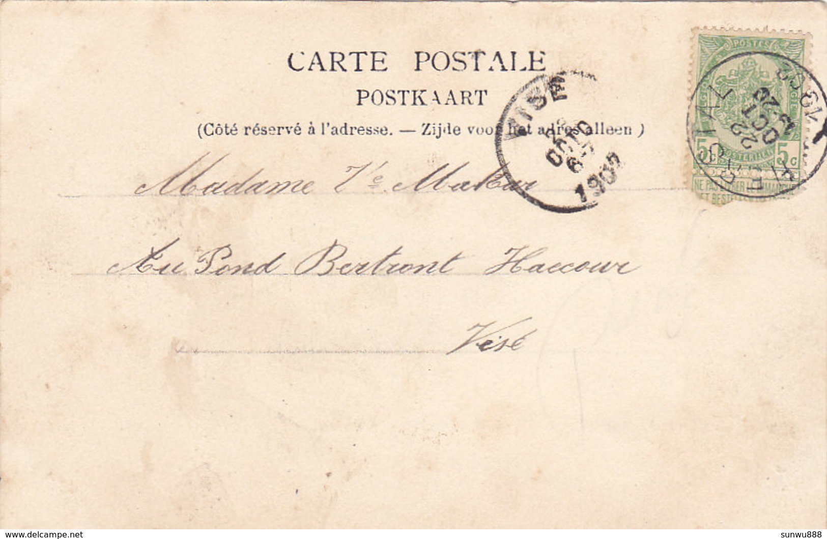 Herstal - Bords De La Meuse. Pont De Wandre (café Du Progrès, Animée, A H J, Précurseur, 1902) - Herstal
