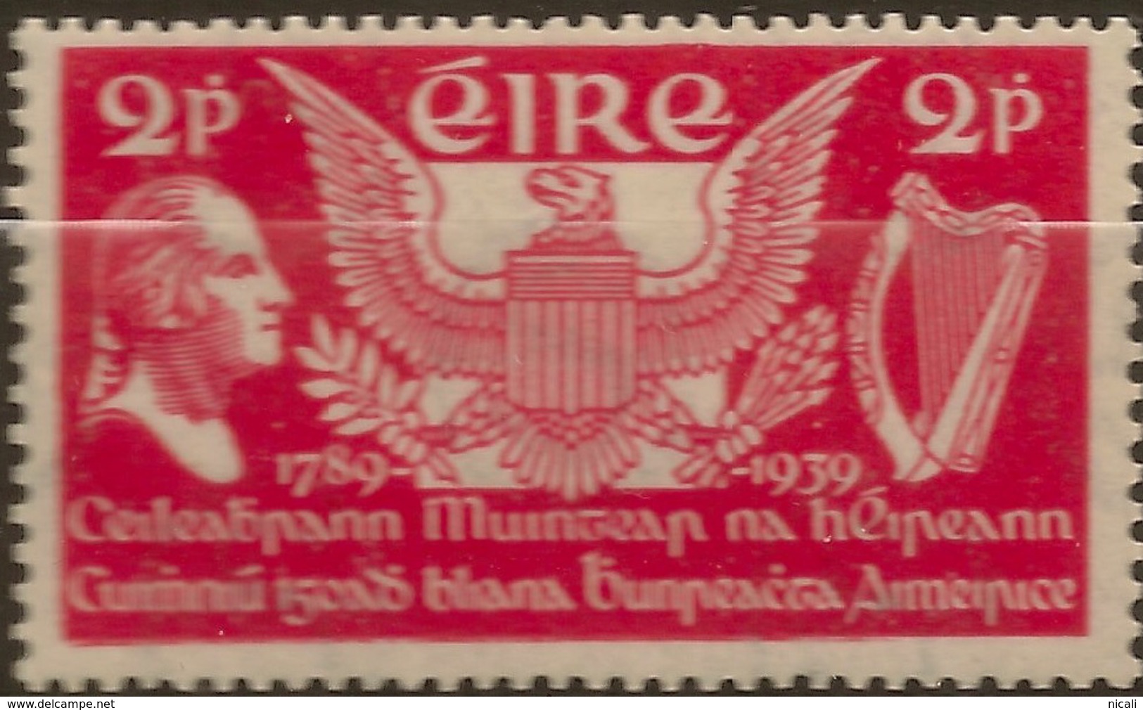 IRELAND 1939 US Constitution SG 109 UNHM #XS172 - Unused Stamps