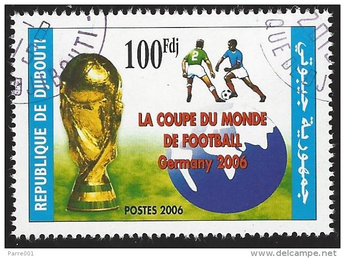 Djibouti 2006 World Cup Football Soccer Germany 100 Fdj Used - 2006 – Allemagne