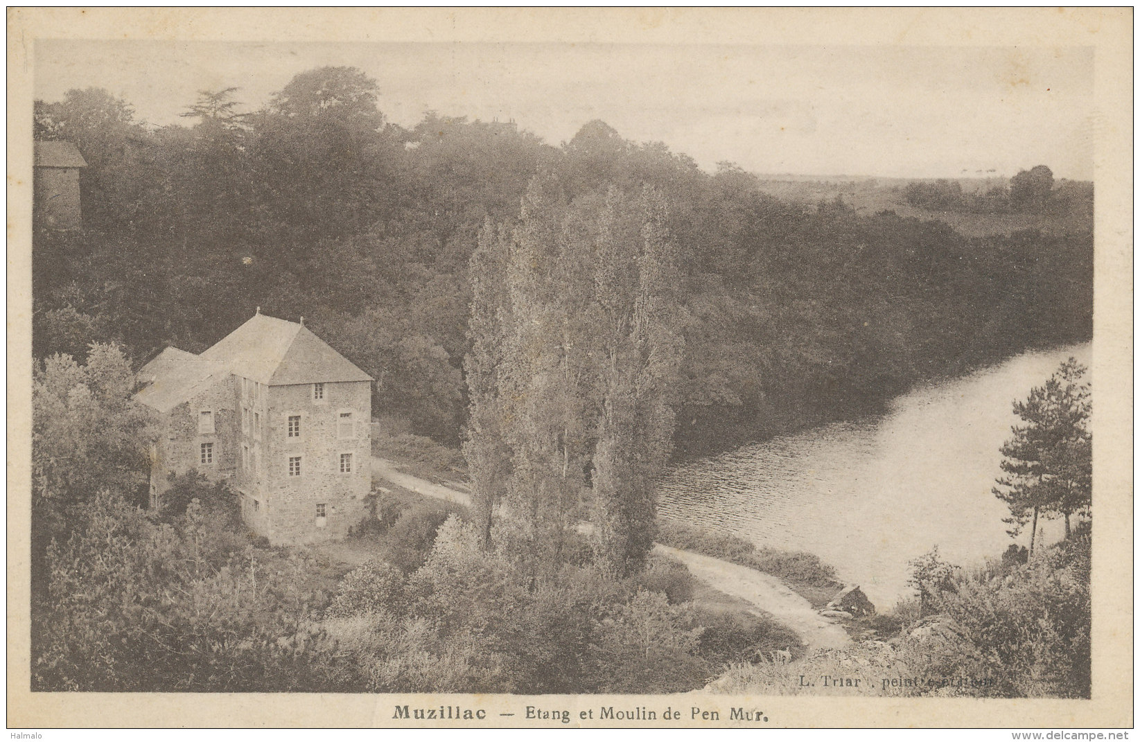 MUZILLAC - Etang Et Moulin De Pen Mur - 1933 - Muzillac