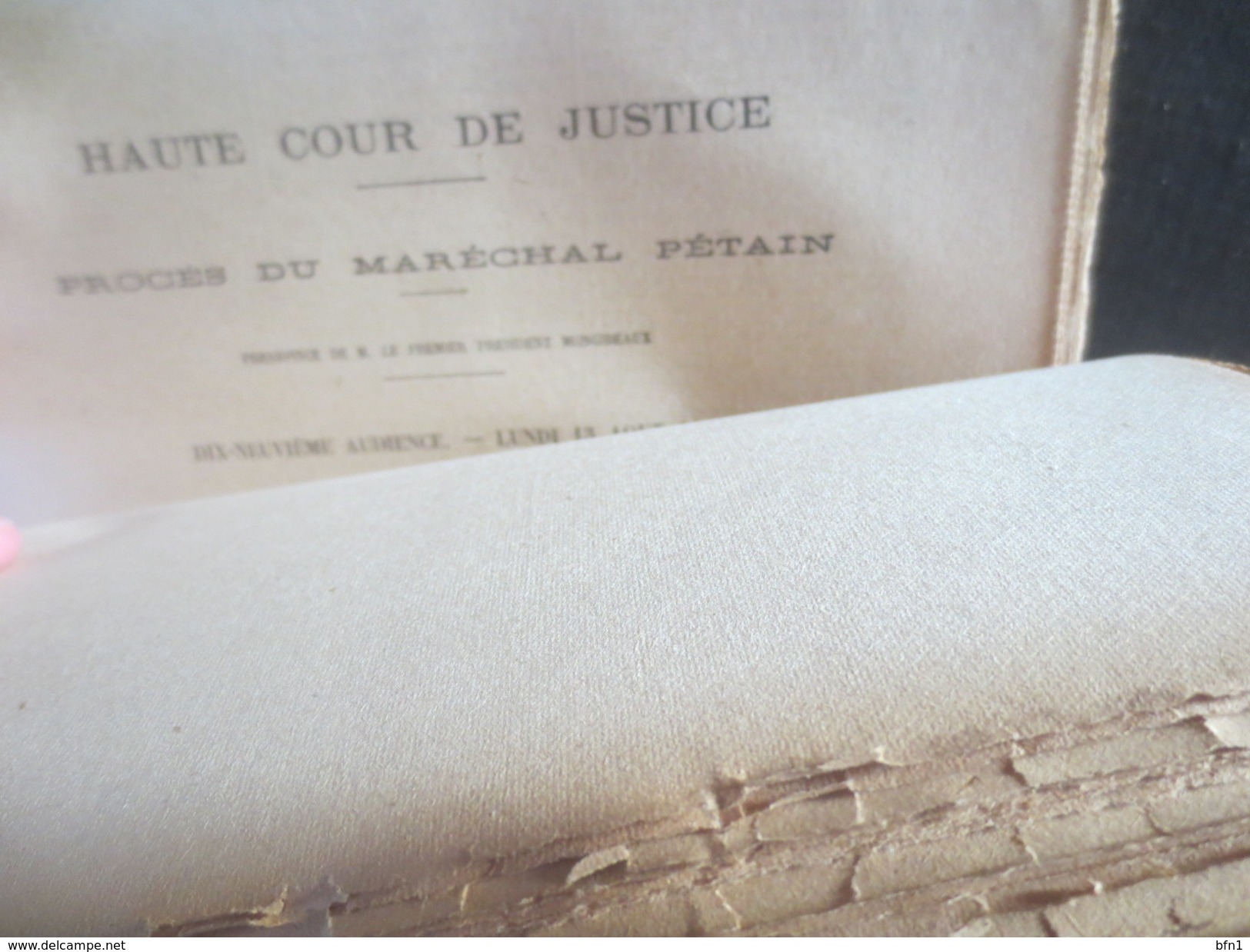 Haute Cour De Justice - 1945- Proces Du Marechal Petain - Compte Rendu In Extenso Des Audiences COMPLET - VOIR PHOTOS