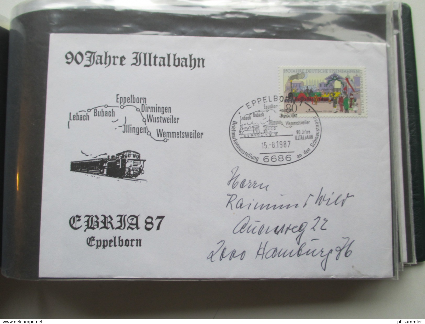 Sonderbelege / FDC 100 Stk. DDR / Berlin / BRD 1978 - 1990 Schifspost / Eisenbahn / Pabst auch einige Randstücke!