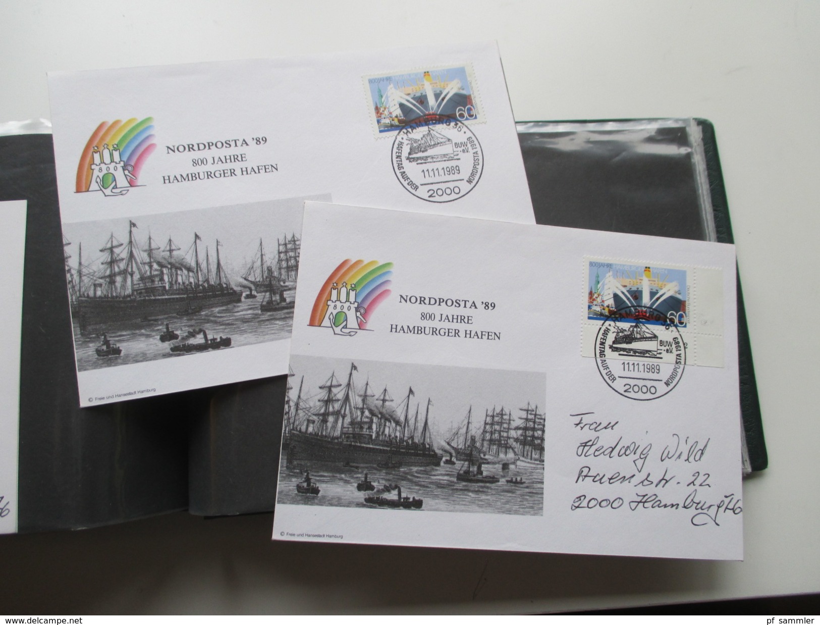 Sonderbelege / FDC 100 Stk. DDR / Berlin / BRD 1978 - 1990 Schifspost / Eisenbahn / Pabst auch einige Randstücke!