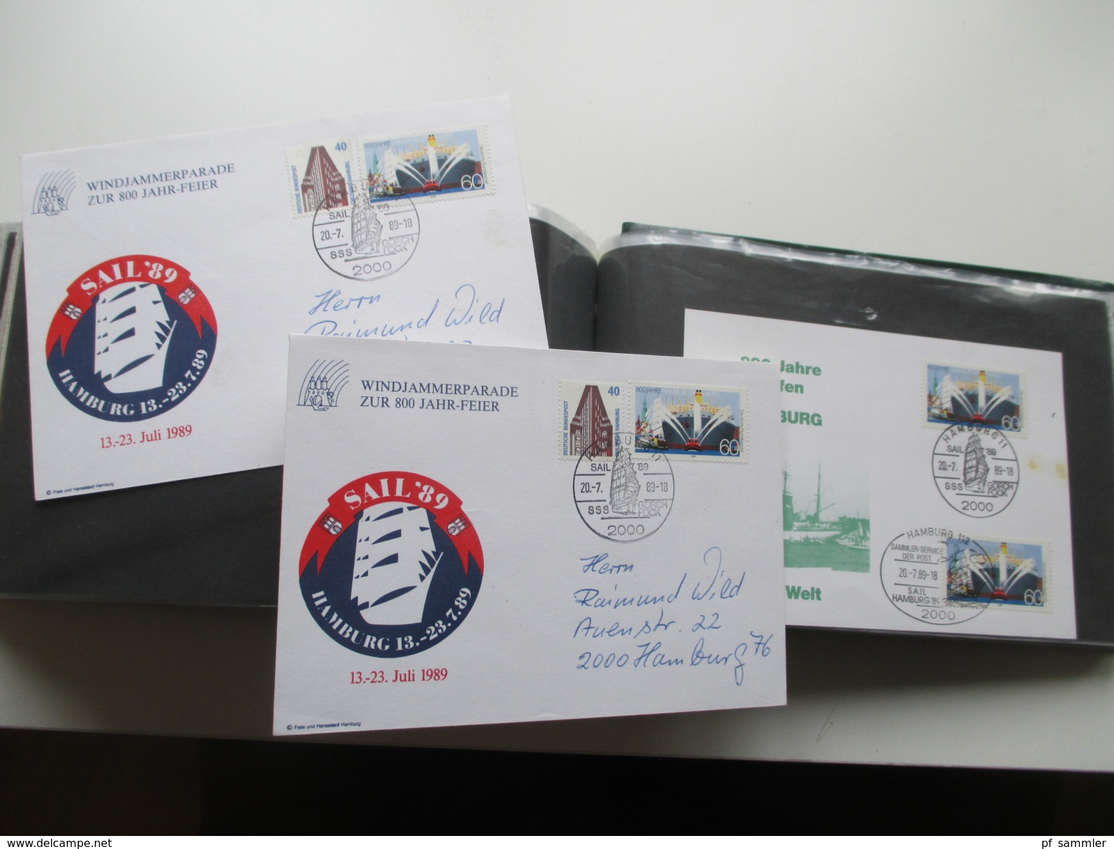 Sonderbelege / FDC 100 Stk. DDR / Berlin / BRD 1978 - 1990 Schifspost / Eisenbahn / Pabst auch einige Randstücke!