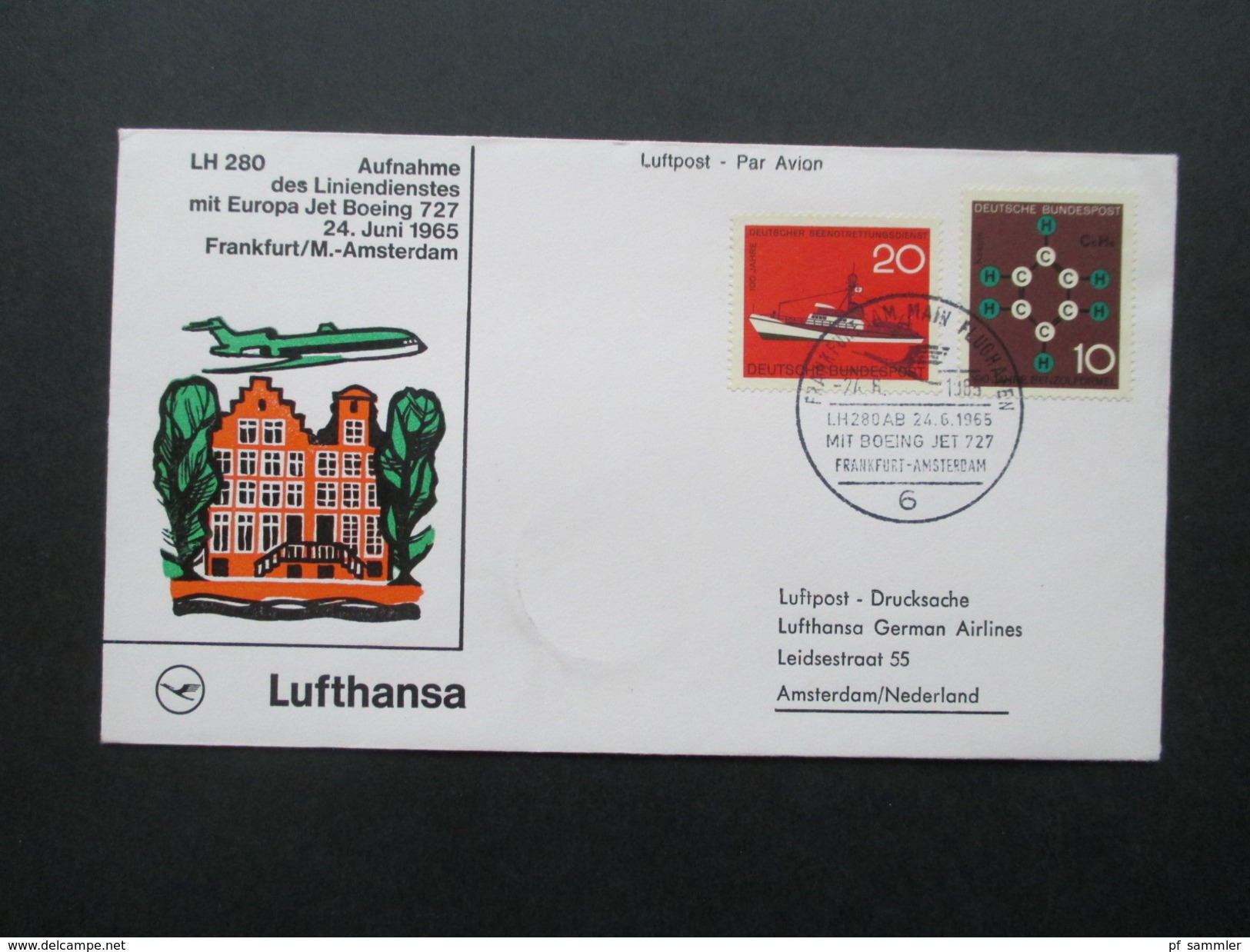 BRD / Berlin  - Europa u. Naher Osten 1. Flug / Lufthansa 40 Belege der Jahre 1957 - 1978 mit besseren!