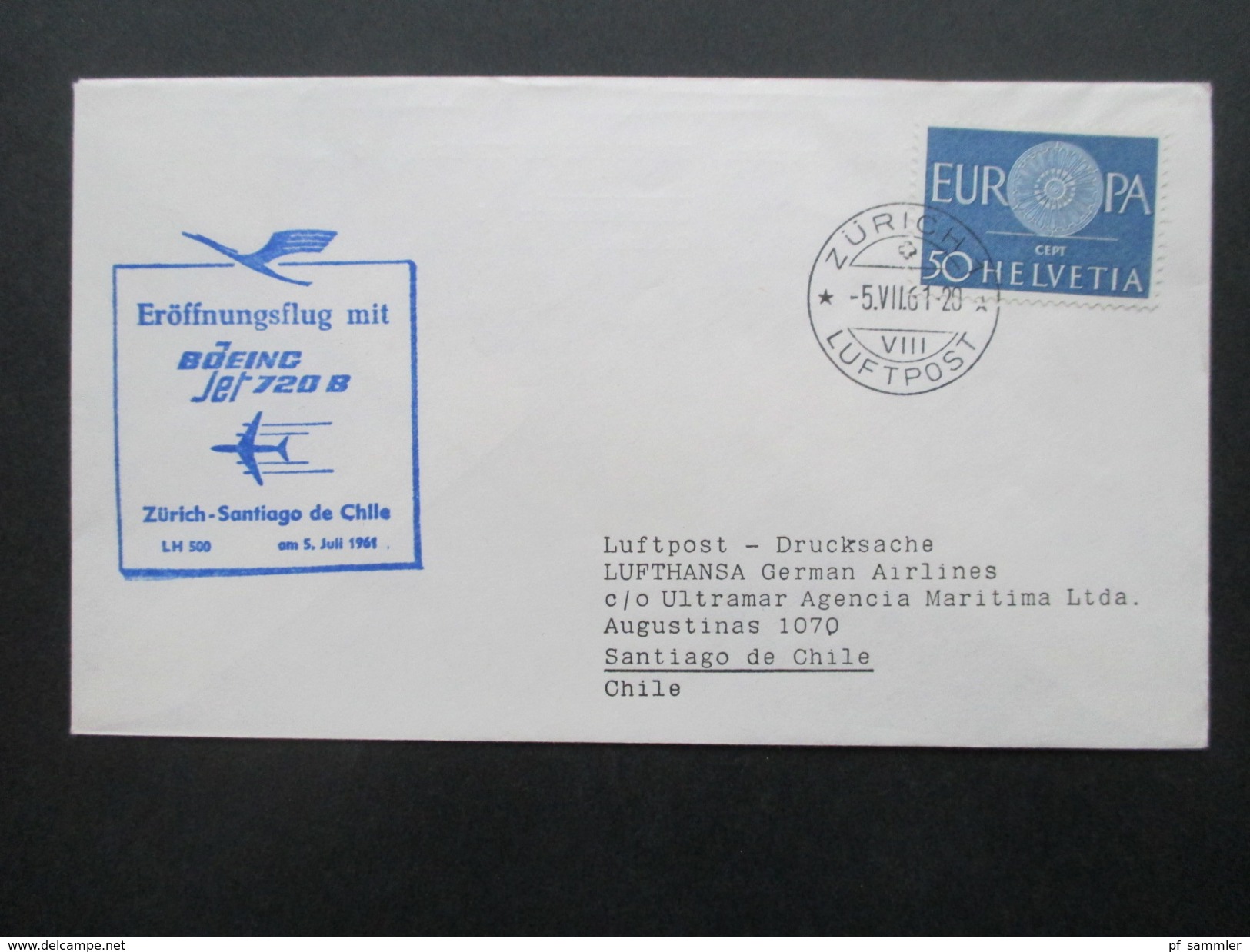 BRD / Berlin  - Europa u. Naher Osten 1. Flug / Lufthansa 40 Belege der Jahre 1957 - 1978 mit besseren!