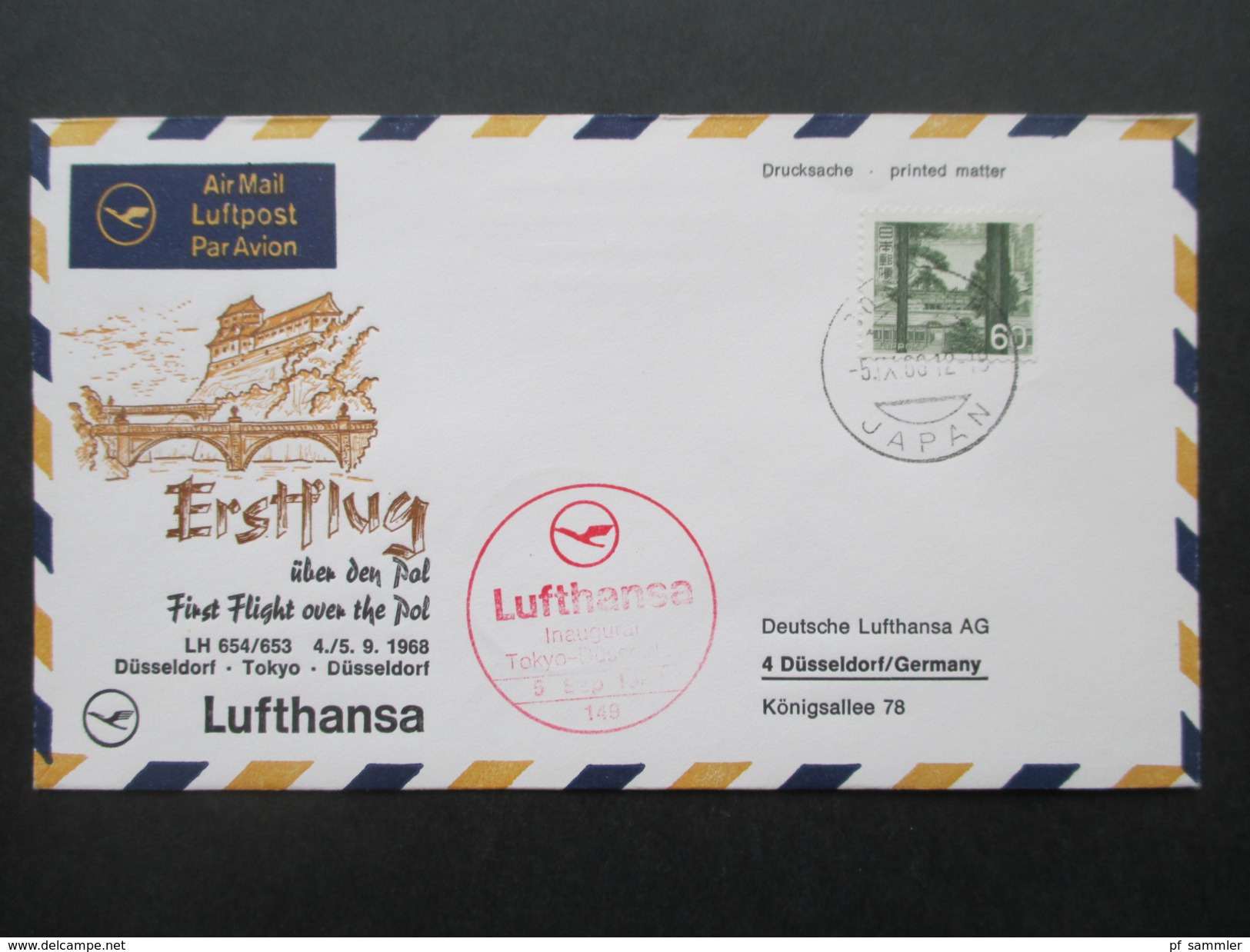 BRD / Berlin  - Europa u. Naher Osten 1. Flug / Lufthansa 40 Belege der Jahre 1957 - 1978 mit besseren!