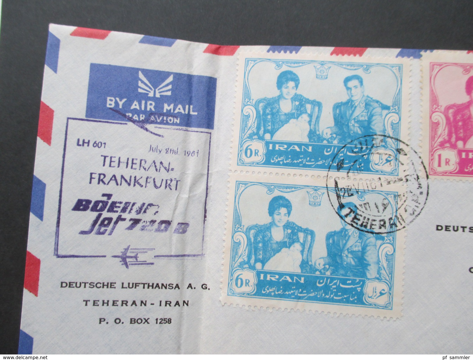 BRD / Berlin  - Europa u. Naher Osten 1. Flug / Lufthansa 40 Belege der Jahre 1957 - 1978 mit besseren!