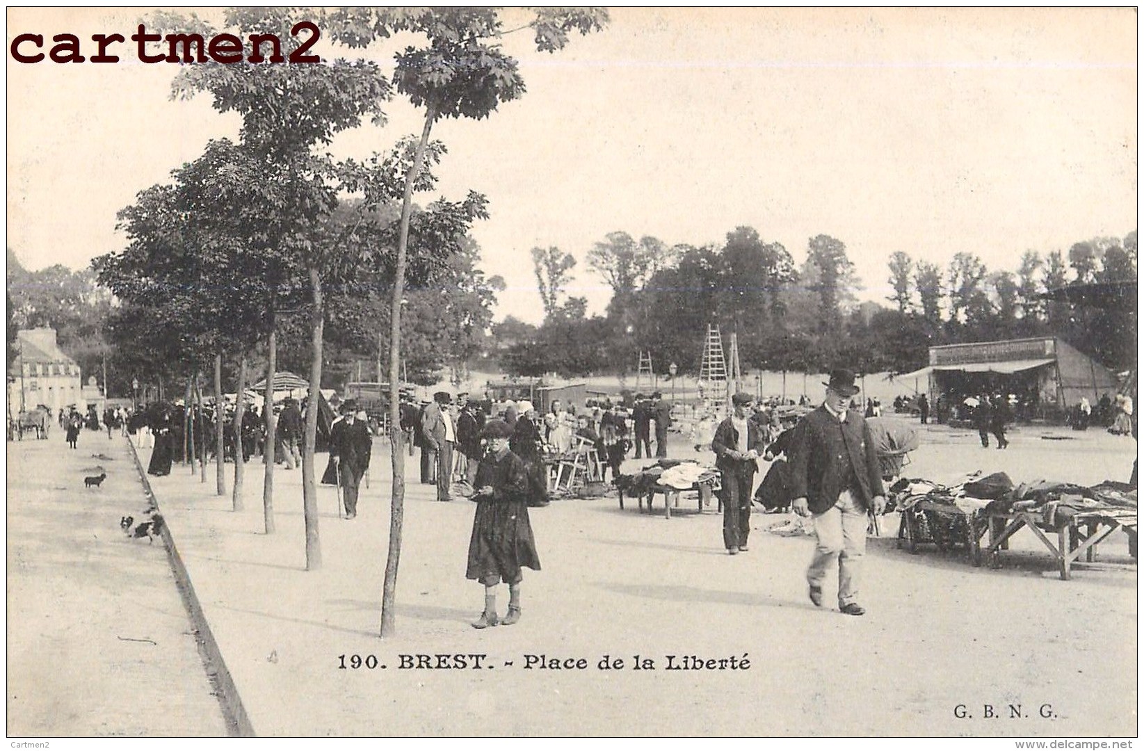 BREST PLACE DE LA LIBERTE MARCHE FOIRE 22 - Brest