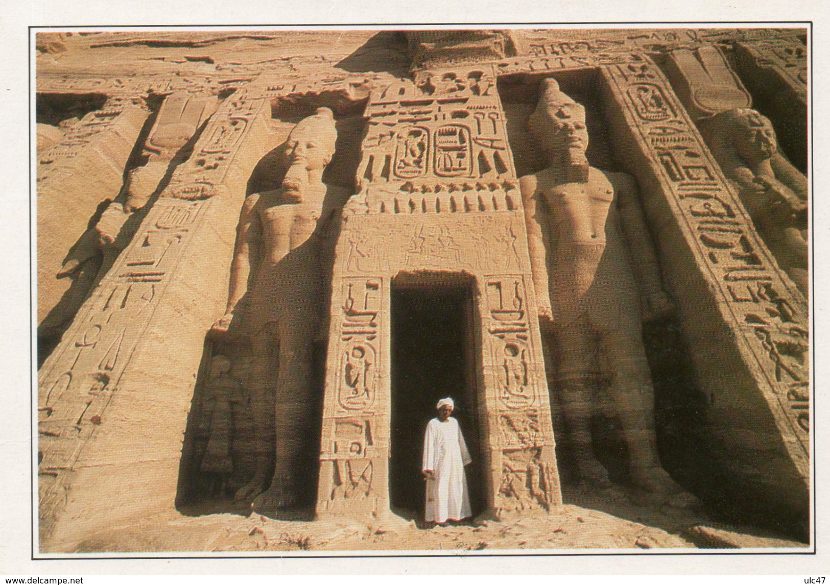 - EGYPT. - Temple D'HATOR, Aussi Nommé Petit Temple ABU SIMBEL. - Scan Verso - - Abu Simbel Temples