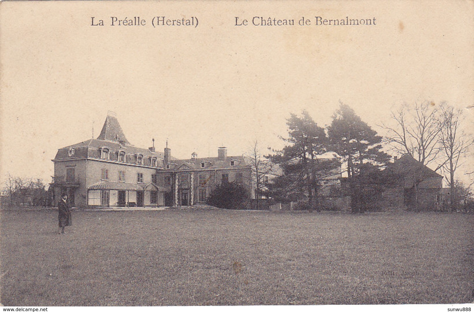 La Préalle Herstal - Le Château De Bernalmont (animée, Feldpost) - Herstal