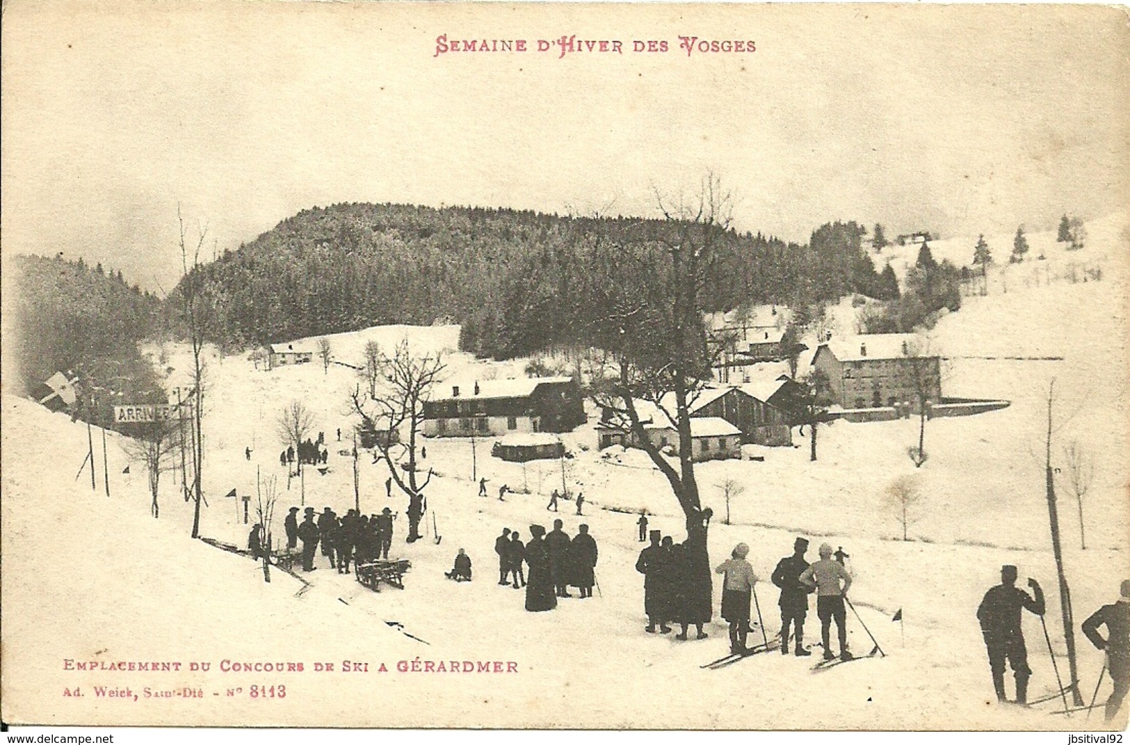 88 GERARDMER   Emplacement Du Concours De Ski à Gerardmer - Gerardmer