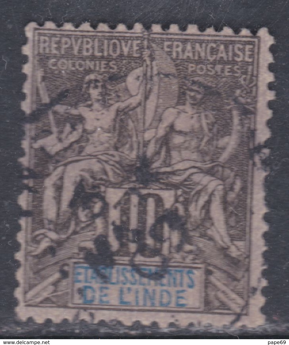 Inde N° 5  O Type Groupe :  10 C. Noir Sur Lilas  Oblitération Moyenne Sinon  TB - Used Stamps