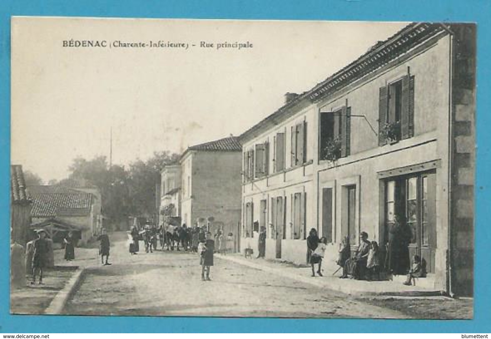 CPA Rue Principale BEDENAC 17 - Autres & Non Classés