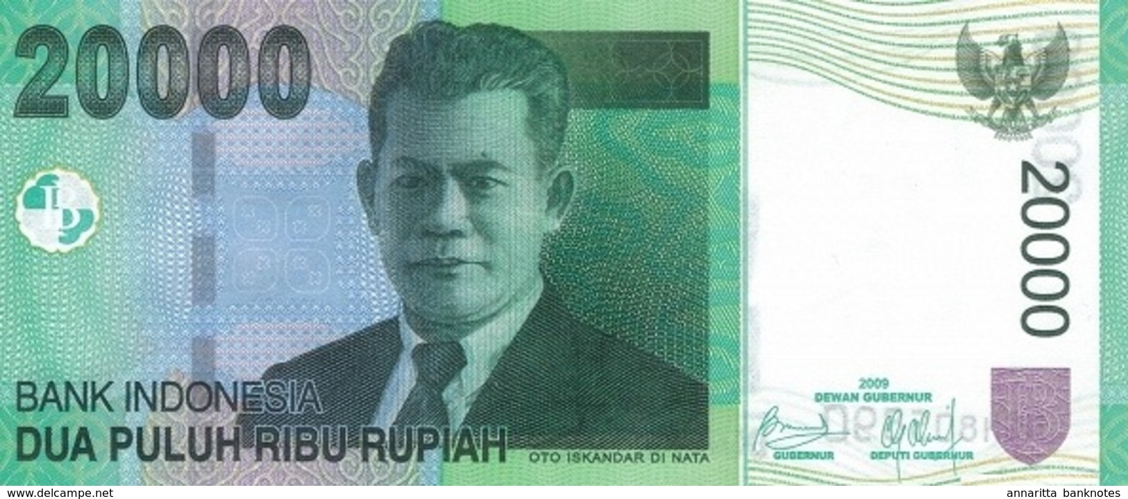 INDONESIA 20000 RUPIAH 2009 (2004) P-144f UNC  [ID601f] - Indonesia