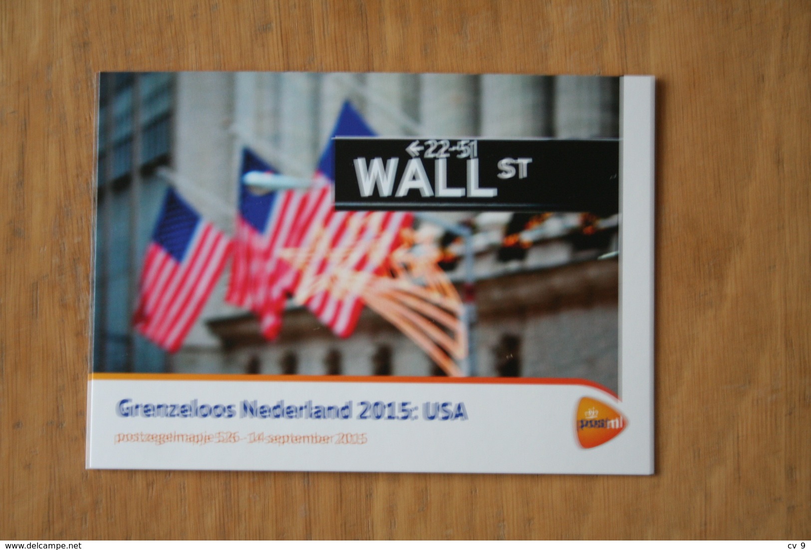 Borderless Netherlands-USA PZM 526 Presentation Pack 2015 POSTFRIS MNH ** NEDERLAND NIEDERLANDE NETHERLANDS - Neufs