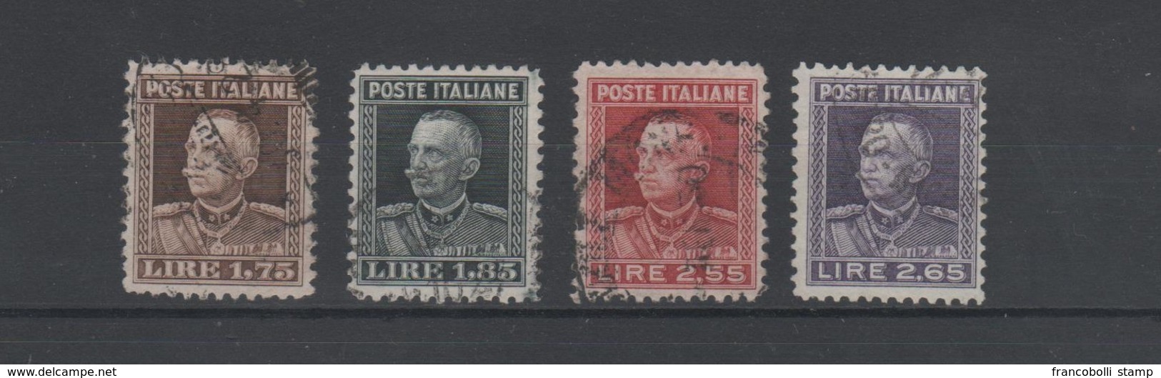 1927 Vittorio Emanuele III Effigie Serie Cpl - Usati