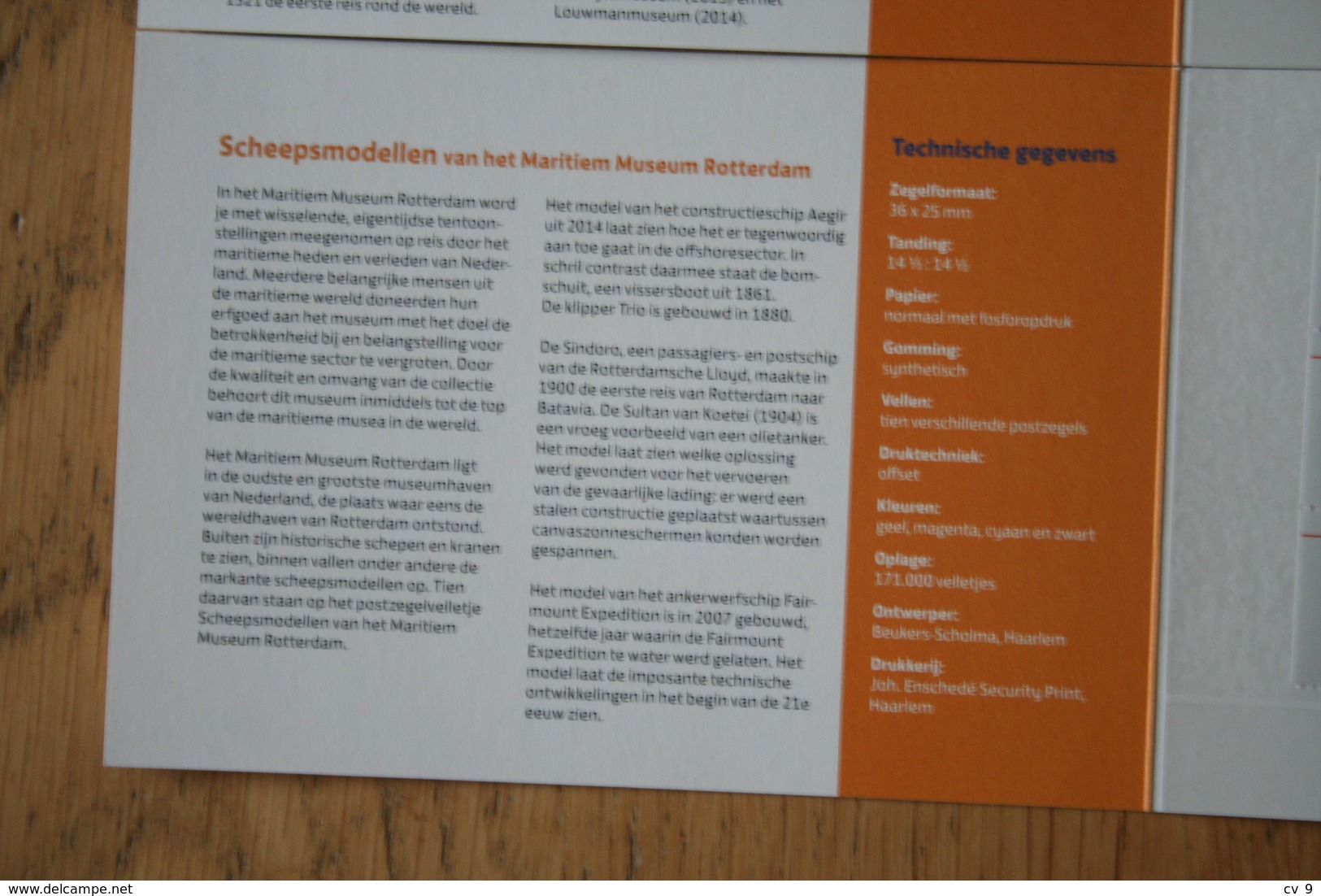 Maritime Museum Ship Boat Bateau PZM 529 A+b Presentation Pack 2015 POSTFRIS MNH ** NEDERLAND NIEDERLANDE NETHERLANDS - Ongebruikt