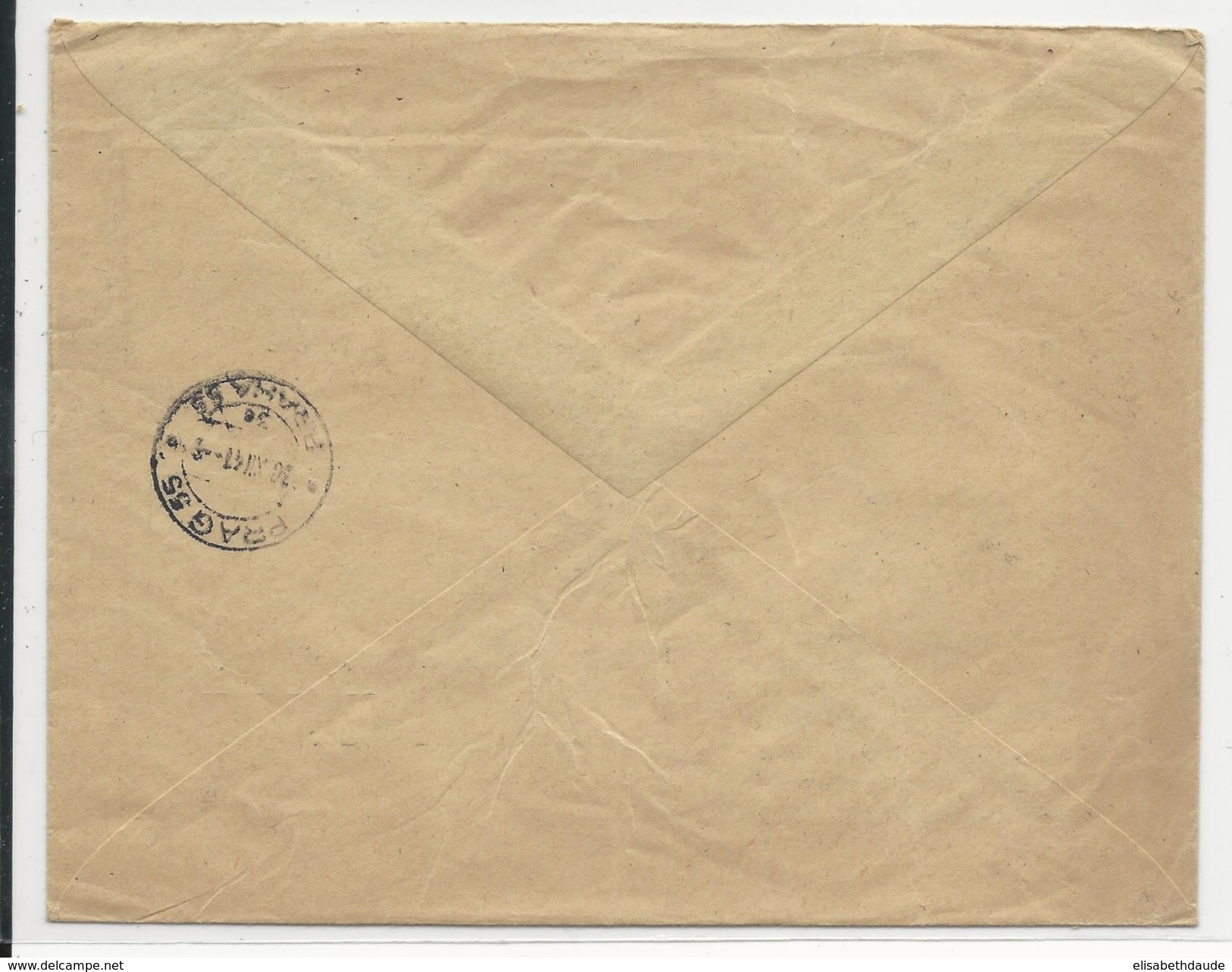 BÖHMEN UND MÄHREN - 1941 - ENVELOPPE PUB DECOREE (BEBE - ENFANCE) RECOMMANDEE De BRNO (BRÜNN)  Pour PRAG - Lettres & Documents