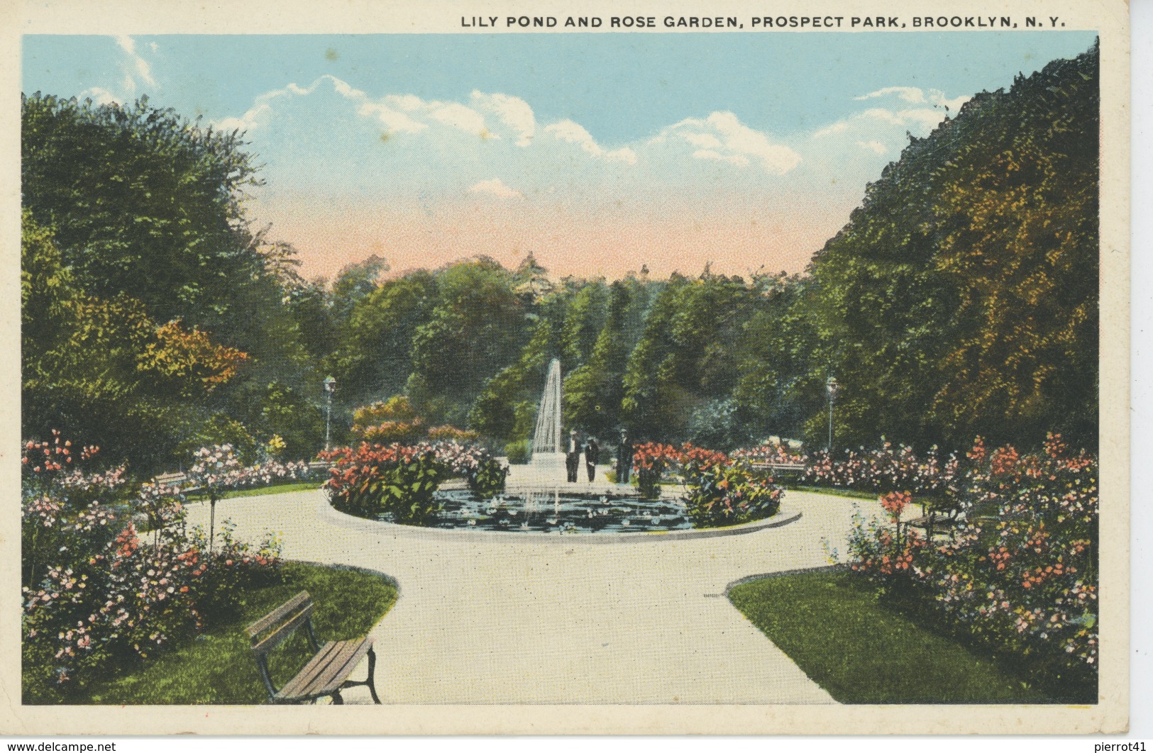 U.S.A. - NEW YORK CITY - BROOKLYN - Lily Pond And Rose Garden , Prospect Park - Brooklyn