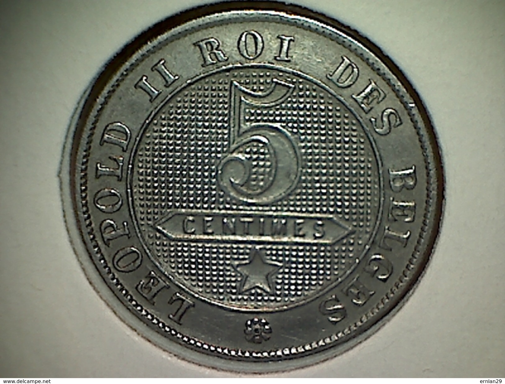 Belgique 5 Centimes 1894 FR - 5 Centimes