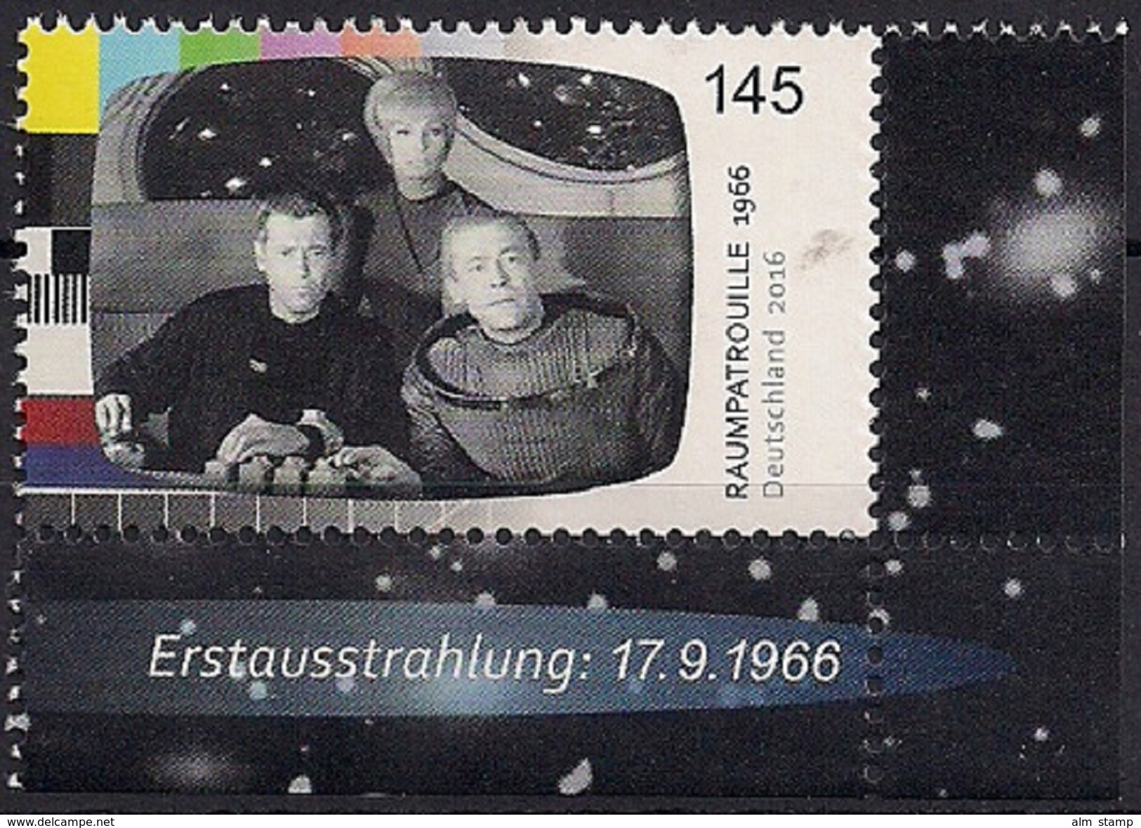 2016 Germany Allem.Fed. Mi. 3260  **MNH  .Deutsche Fernsehlegenden: 50 Jahre &bdquo;Raumpatrouille Orion&ldquo; - Unused Stamps