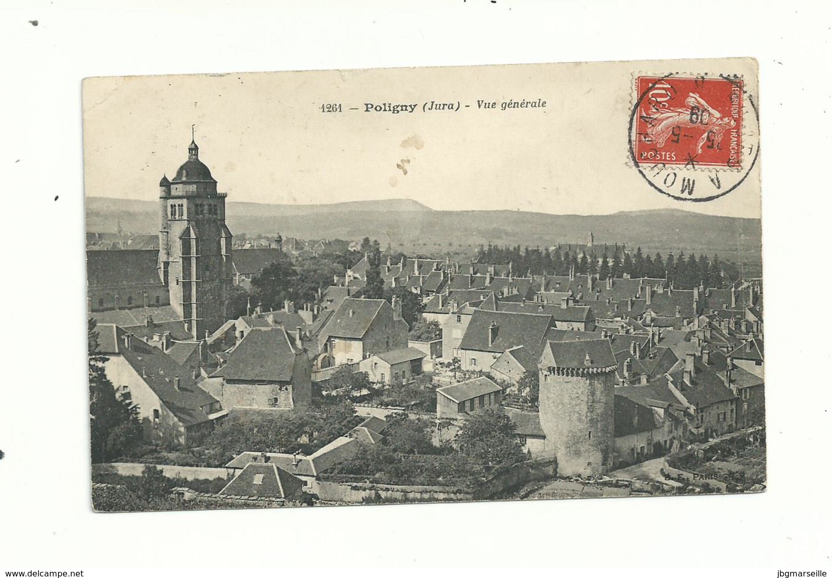 2 CP Anciennes ...  De POLIGNY (jura)..." Quartier Boussière Et  Vue Générale ".....à Voir.... - Autres & Non Classés