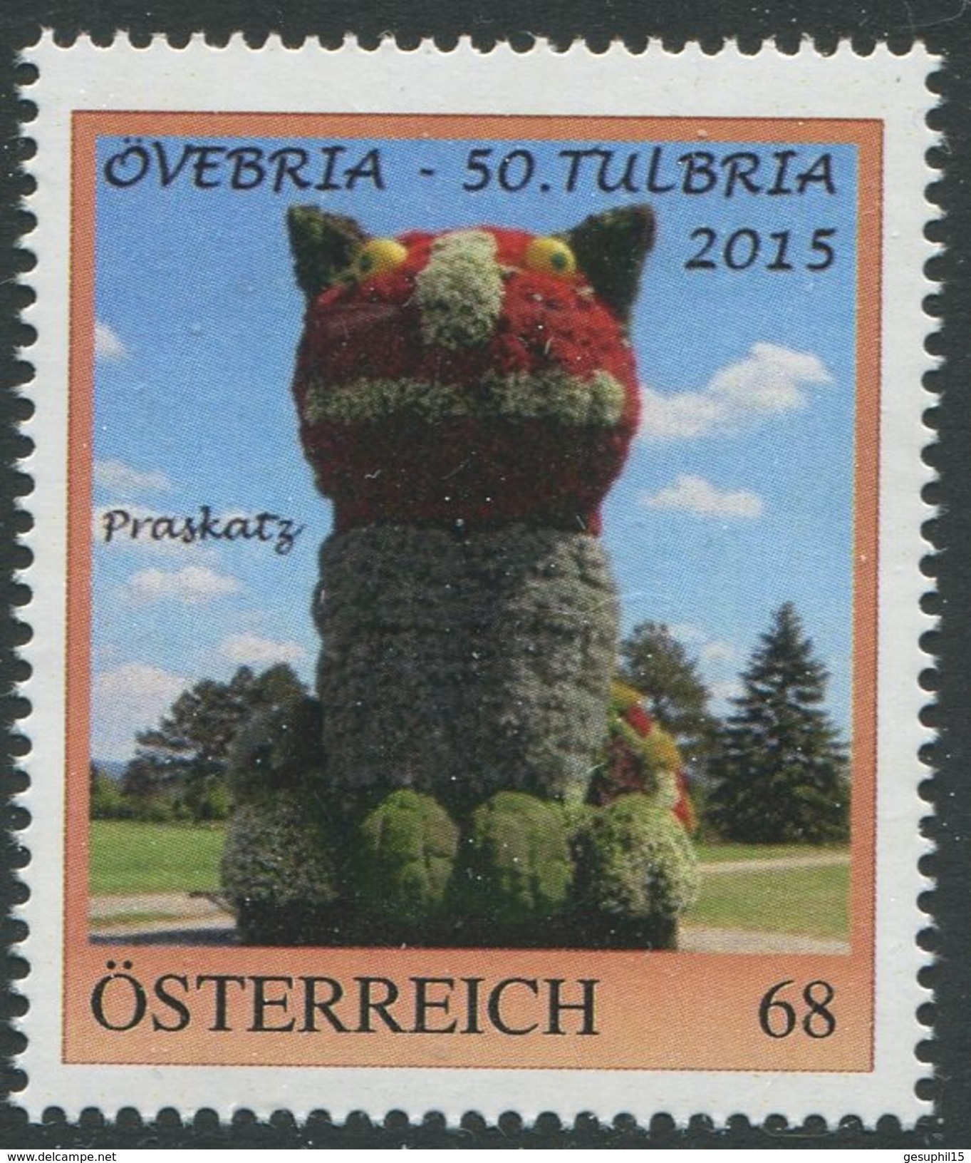 ÖSTERREICH / 8113957 / ÖVEBRIA - 50. TULBRIA 2015 / Postfrisch / ** / MNH - Personalisierte Briefmarken