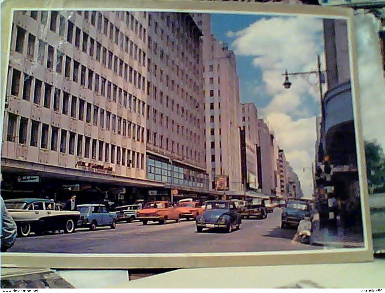 SOUTH AFRICA JOHANNESBURG Commissioner Street AUTO CAR  VW BEETLE  VESPA  MINI COOPER  V1975  FV9010 - Zuid-Afrika