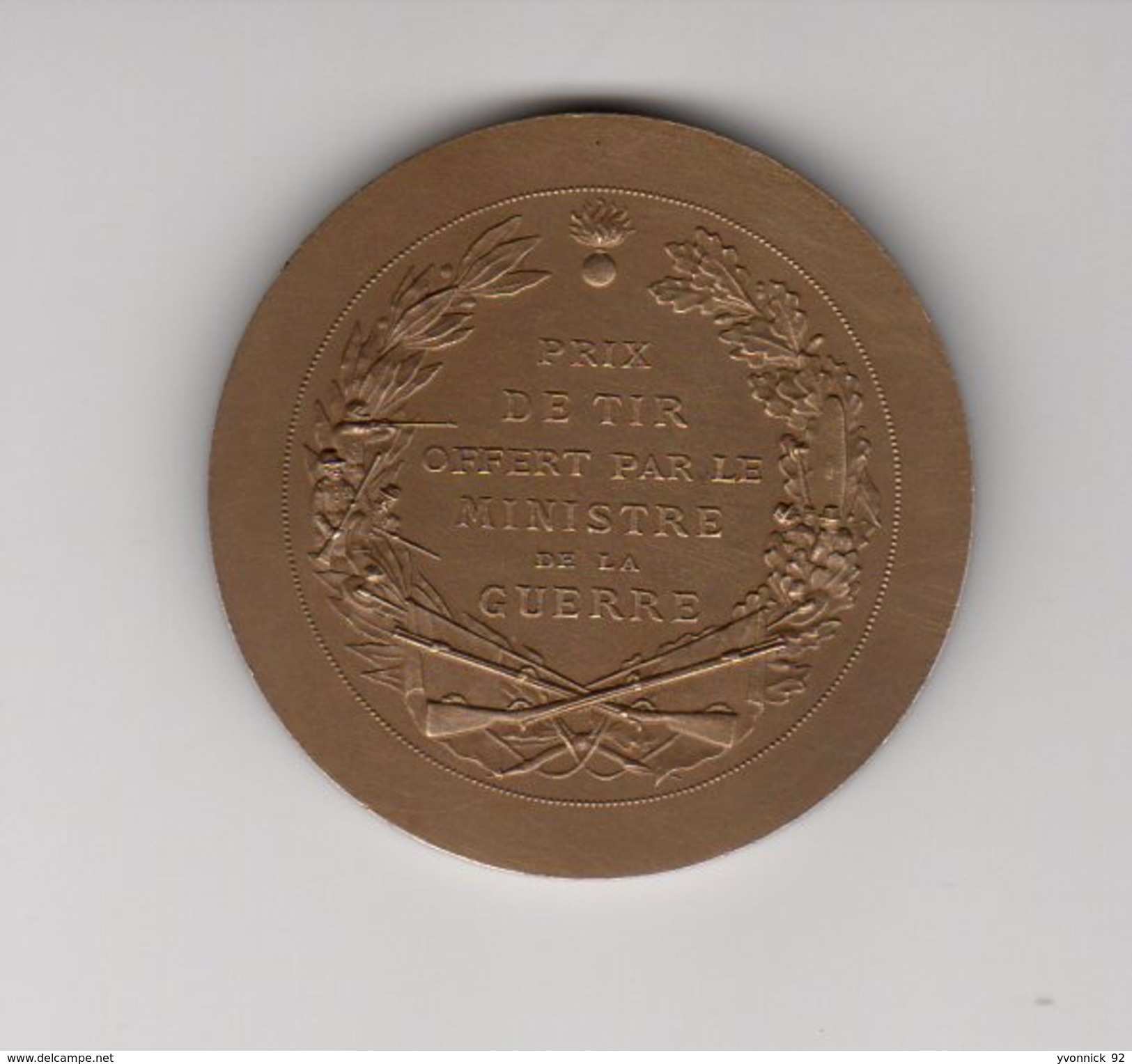 Bronze _   Prix Du Tir  Mimistére De La Guerre (scan Agrandit)RF - Non Classés