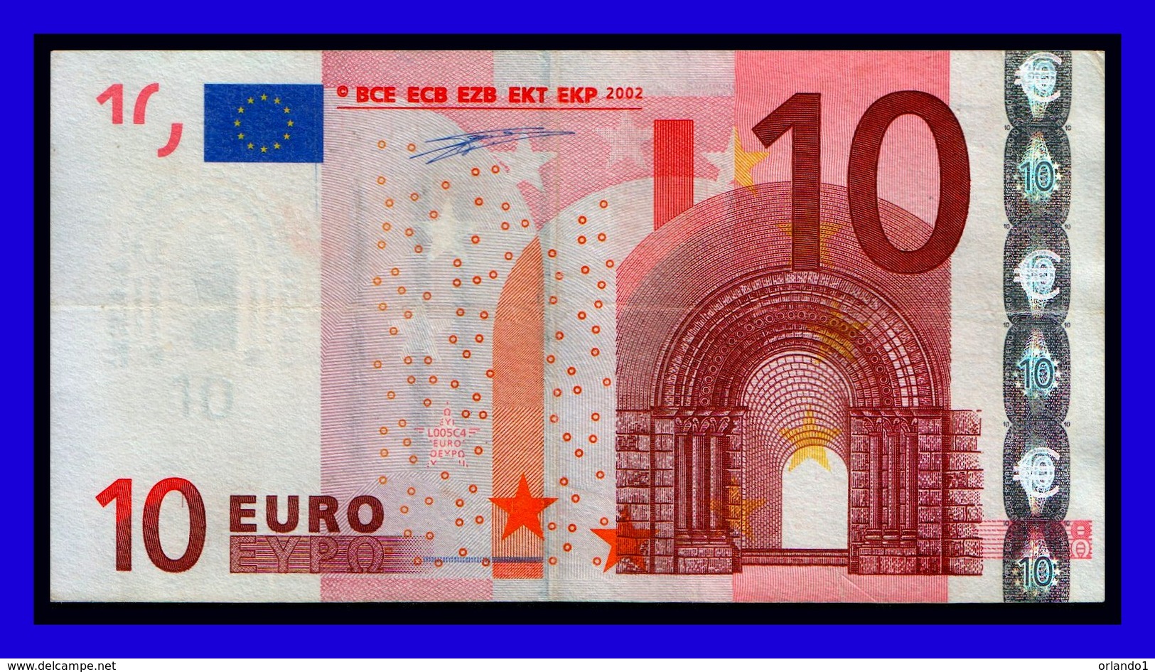 "U" FRANCE Firma DUISENBERG L005 C4 CIRCULATE SEE SCAN!!! - 10 Euro