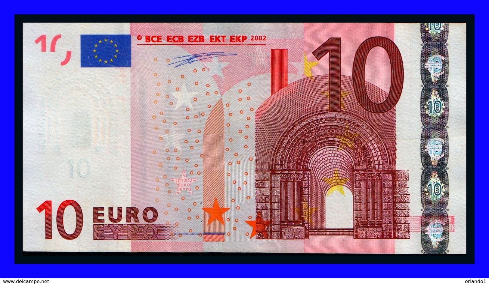 "U" FRANCE Firma DUISENBERG L012  SEE SCAN!!! - 10 Euro