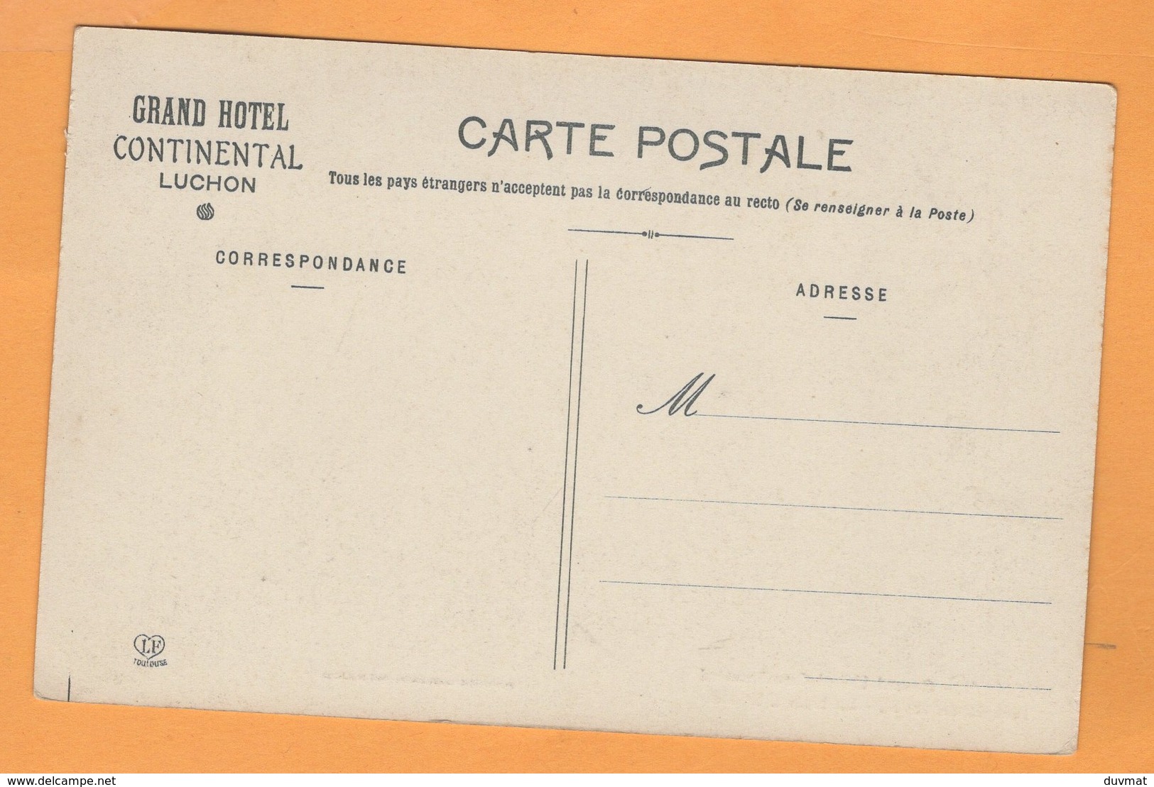 31 Haute Garonne Luchon Grand Hotel Continental Le Hall D ' Entrée - Luchon