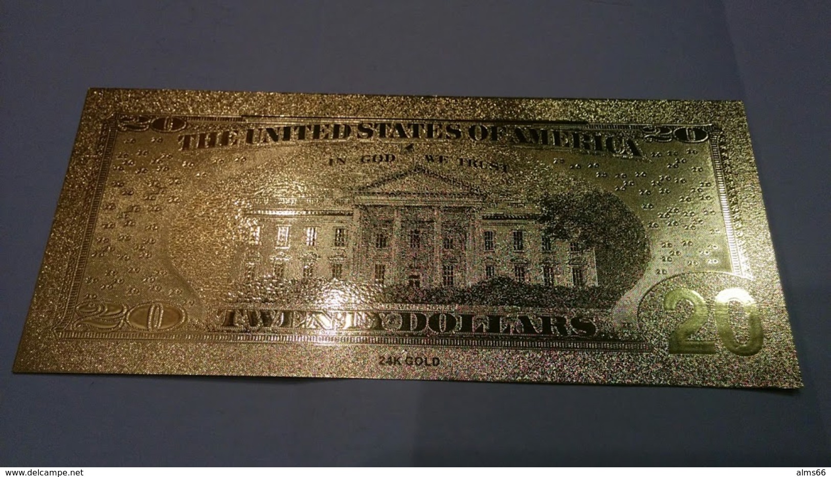 USA 20 Dollar 2006 UNC - Gold Plated - Very Nice But Not Real Money! - Biljetten Van De  Federal Reserve (1928-...)