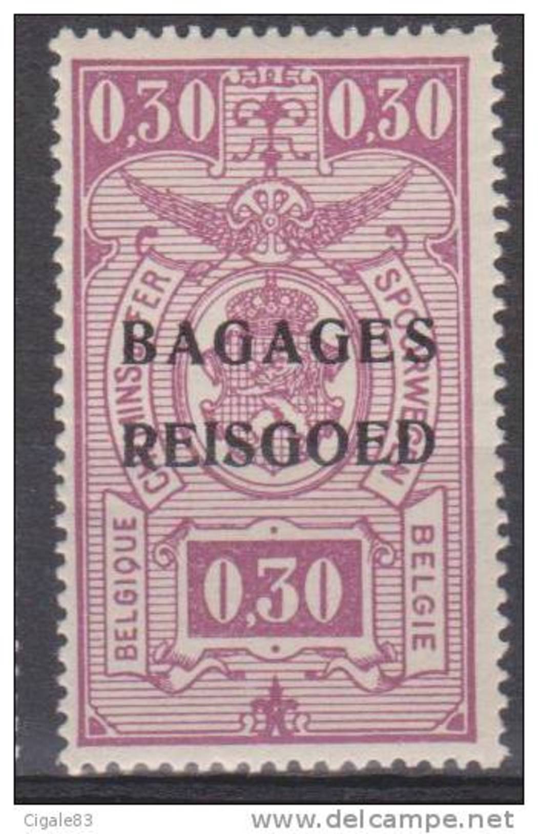 Belgique Bagages N° BA 3 ** 1935 - Reisgoedzegels [BA]