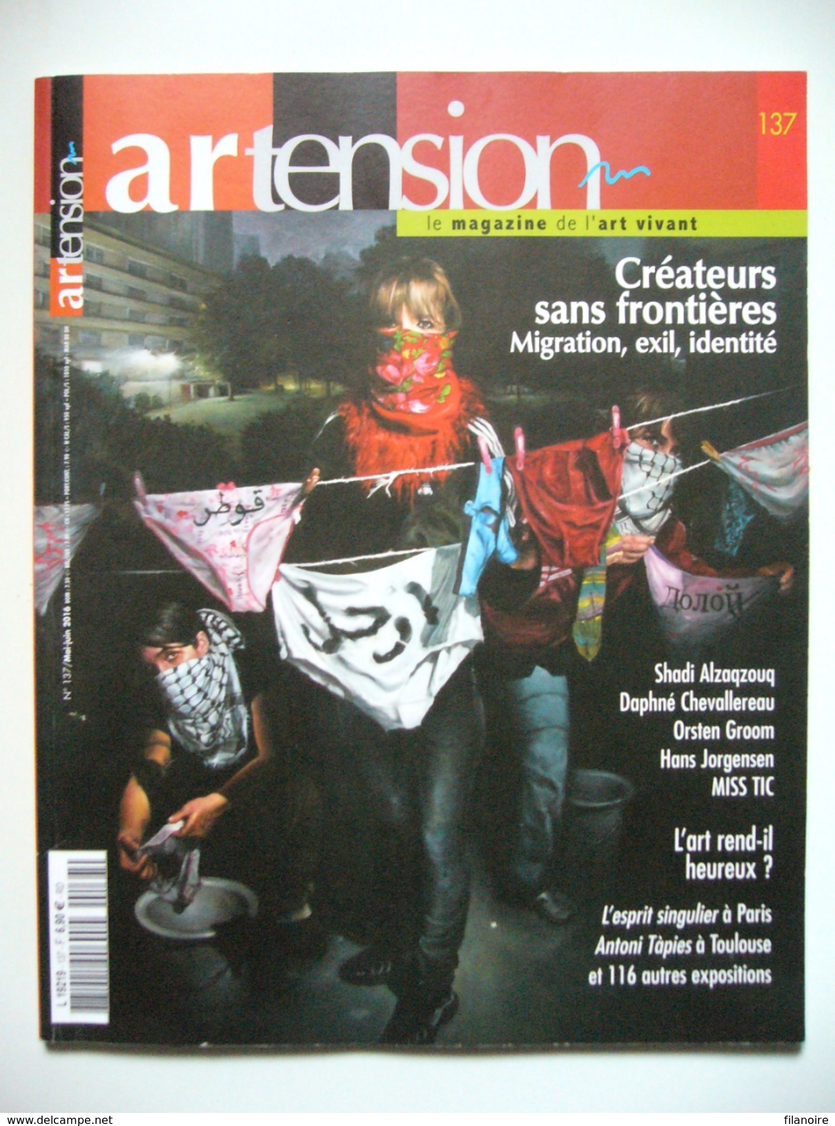 ARTENSION N°137 Shadi ALZAQZOUQ / Créateurs Sans Frontières (mai-juin 2016) - Art