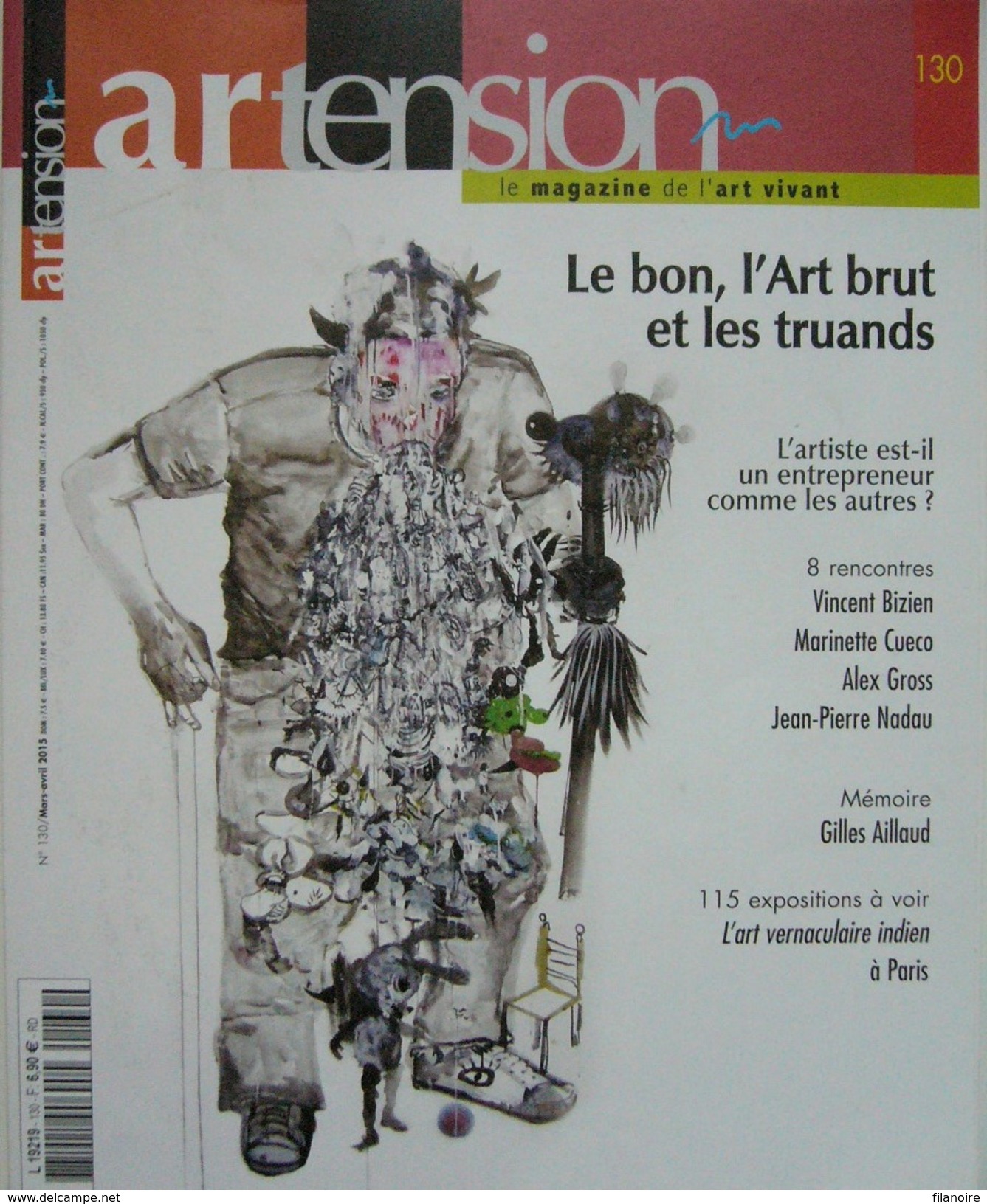 ARTENSION N°130 L&rsquo;ART BRUT / Vincent BIZIEN (mars-avril 2015) - Art