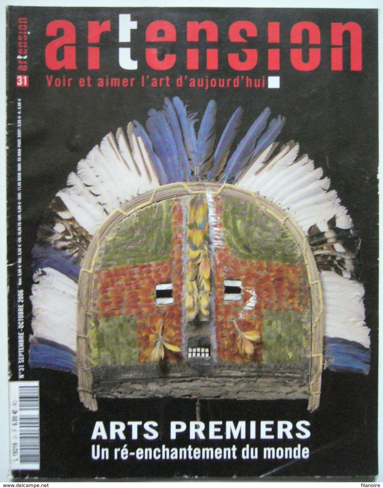 ARTENSION N°31 ARTS PREMIERS (septembre-octobre 2006) - Art