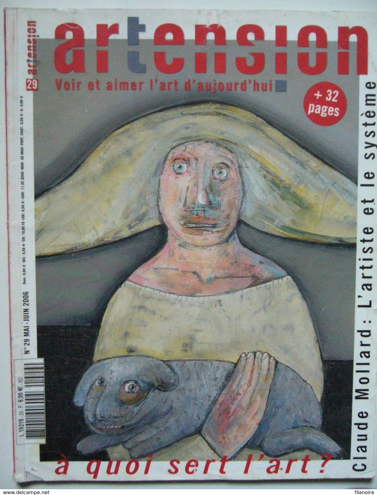 ARTENSION N°29 Claude MOLLARD : L&rsquo;artiste Et Le Système (mai-juin 2006) - Art