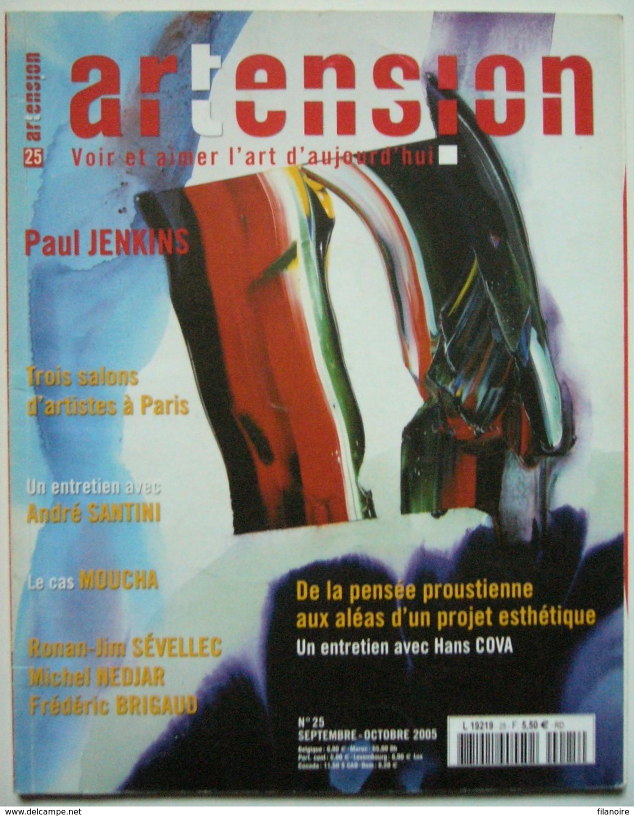 ARTENSION N°25 Paul JENKIS / MOUCHA (septembre-octobre 2005) - Art