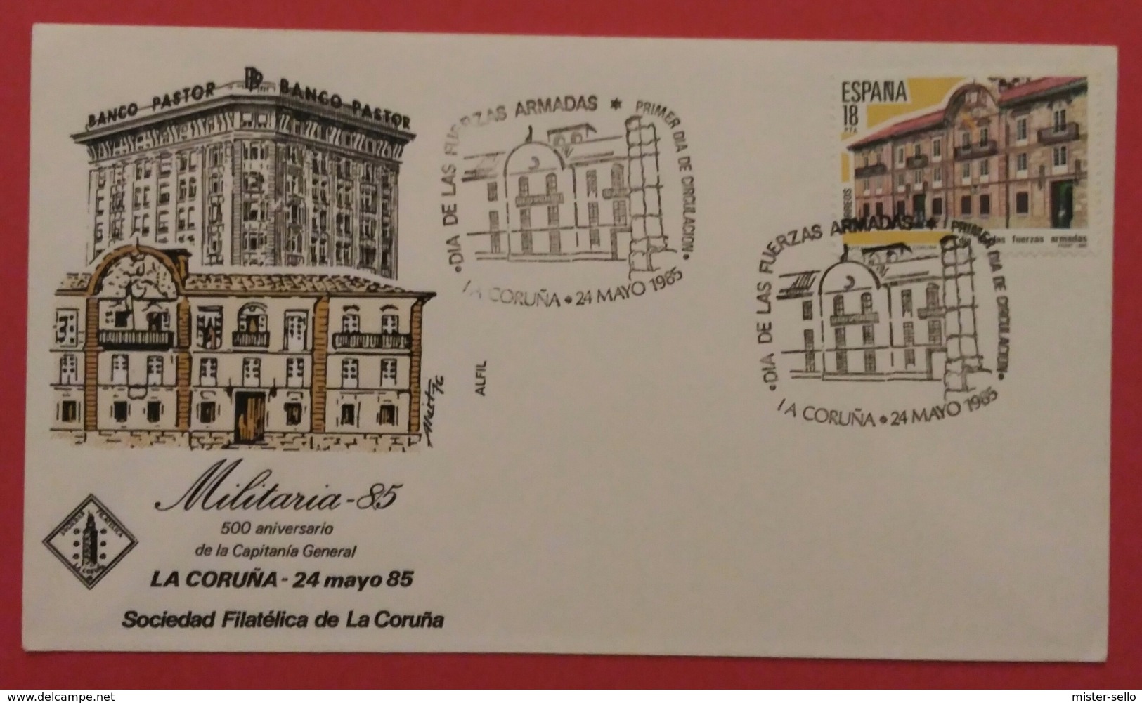 ESPAÑA 1985. SPD - FDC. La Coruña 500 Aniversario De La Capitanía General. - FDC