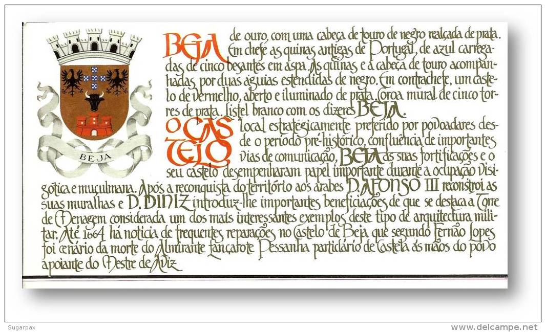 BEJA 1986 ** - Coat Of Arms And Castle - Heraldic - Booklet Afinsa N.&ordm; 1751 - Booklets