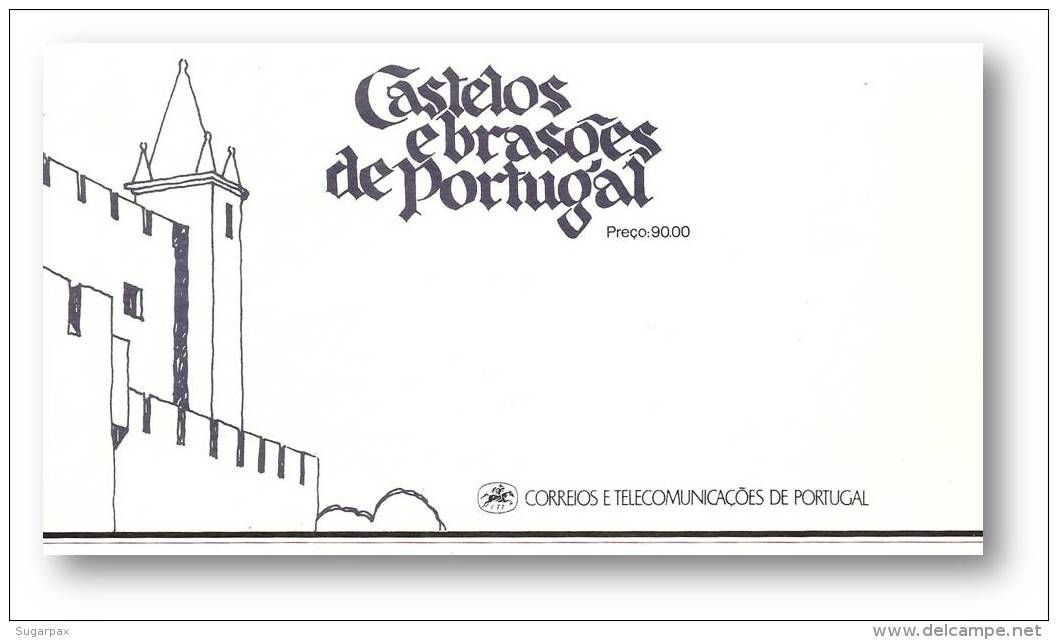 PORTUGAL 1986 ** - Coat Of Arms AVEIRO And Castle Of FEIRA - Heraldic - Booklet Afinsa N.&ordm; 1750 - Libretti