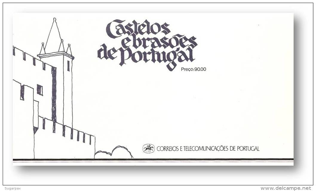 PORTUGAL 1986 ** - Coat Of Arms AVEIRO And Castle Of FEIRA - Heraldic - Booklet Afinsa N.&ordm; 1750 - Markenheftchen