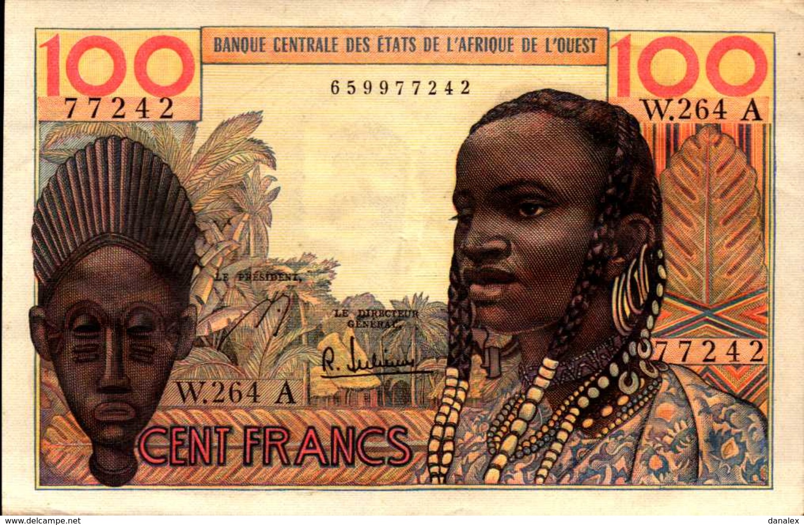 C OTE D'IVOIRE 100 FRANCS Non Daté Pick 101Ag - Costa D'Avorio